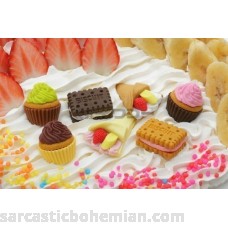 Iwako Japanese Erasers Imported From Japan Fancy Fancy French Crepe Cake Biscuits Cookies Cup Cake Dessert B002YVTU2W